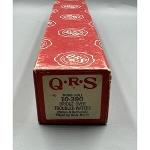 QRS Player Piano Roll #10-390 BRIDGE OVER TROUBLED WATER -BY RUDY MARTIN